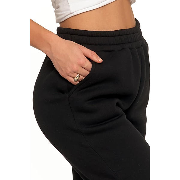 MORAJ DAMSKIE SPODNIE DRESOWE OCIEPLANE Z WYSOKIM STANEM OSD4900-003