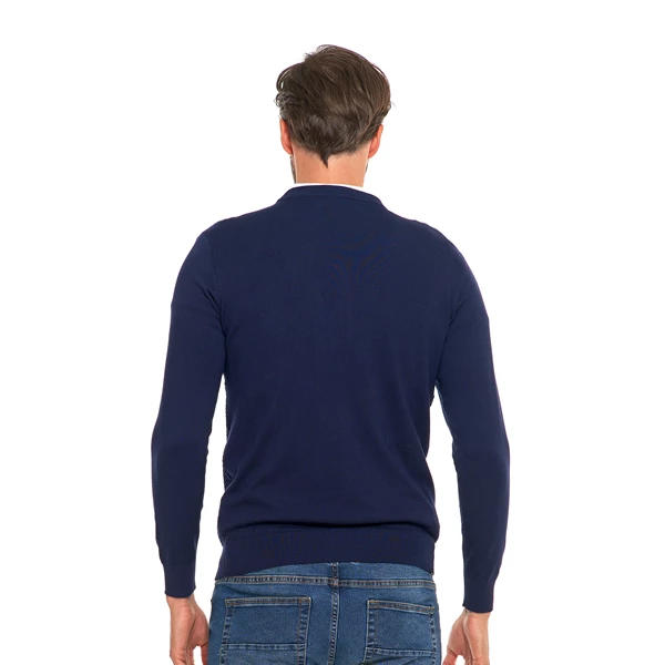 MORAJ MĘSKI SWETER KLASYCZNY Z WISKOZY ELEGANCKI OMS4500-004