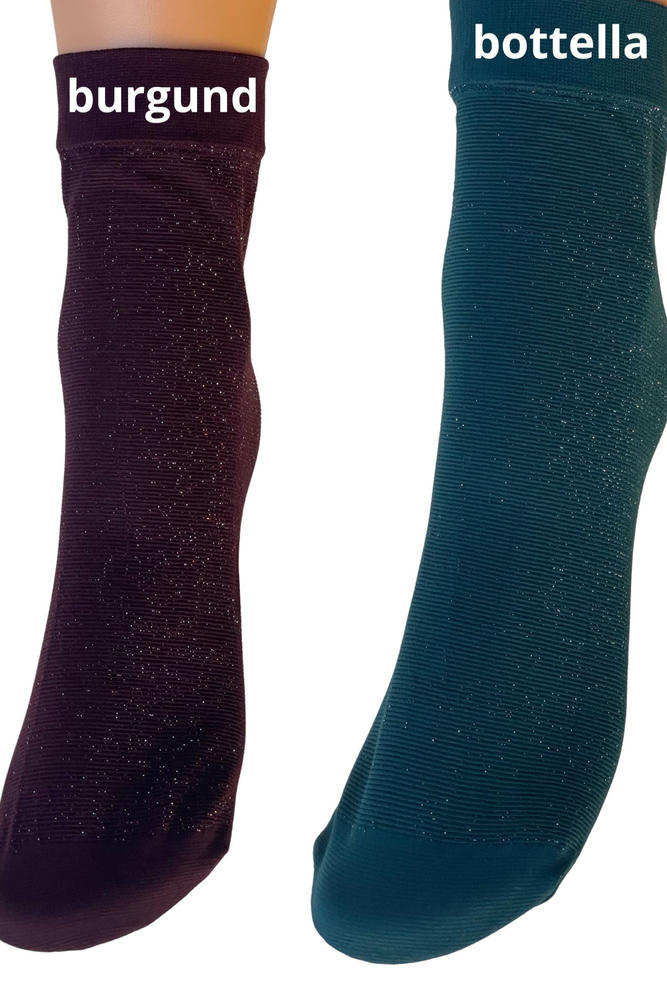 KNITTEX SPARKLE - SKARPETKI MIKROFIBRA Z BŁYSZCZĄCĄ NITKĄ 22513 40 DEN