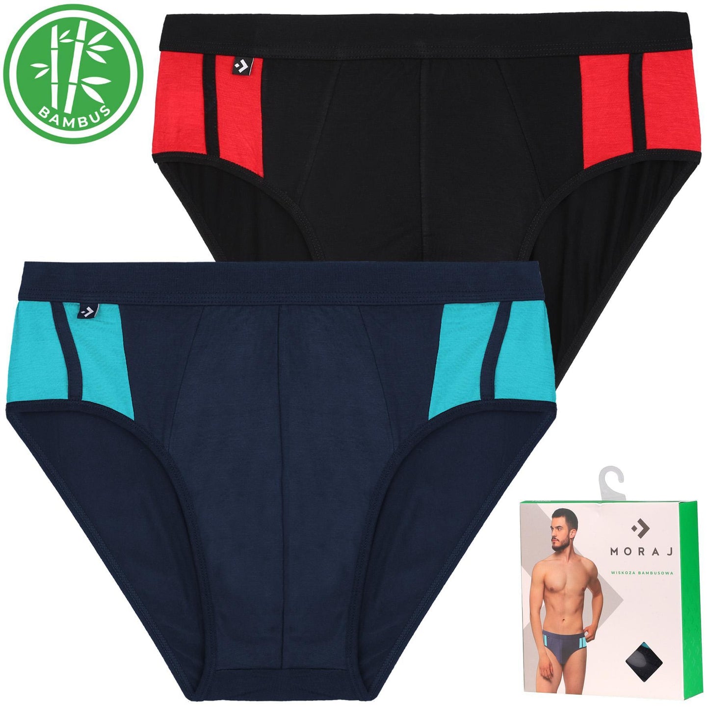 MORAJ SLIPY MĘSKIE BAMBUSOWE MSB550-011