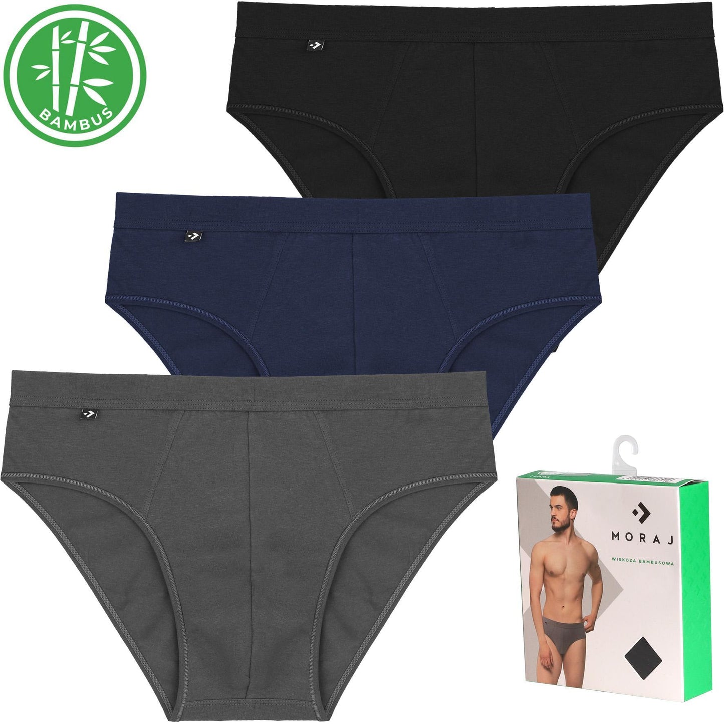 MORAJ SLIPY MĘSKIE BAMBUSOWE MSB550-007