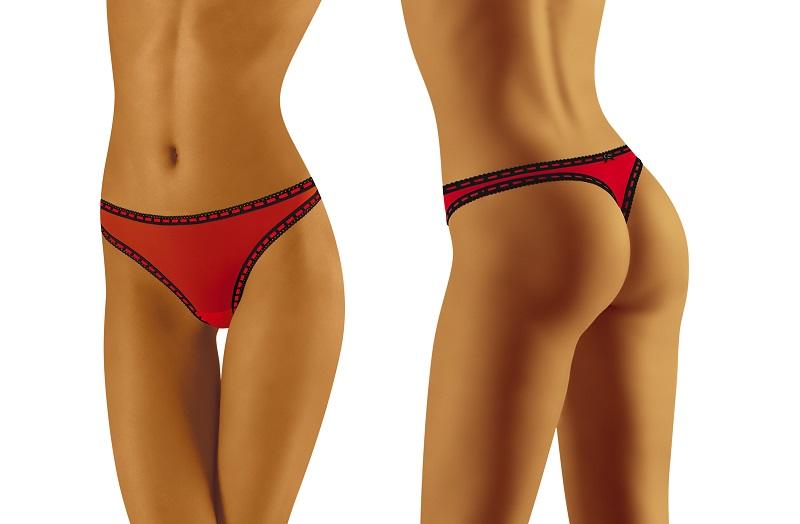 WOLBAR TIULOWE STRINGI W CZERWONE PASECZKI – CARIMBO