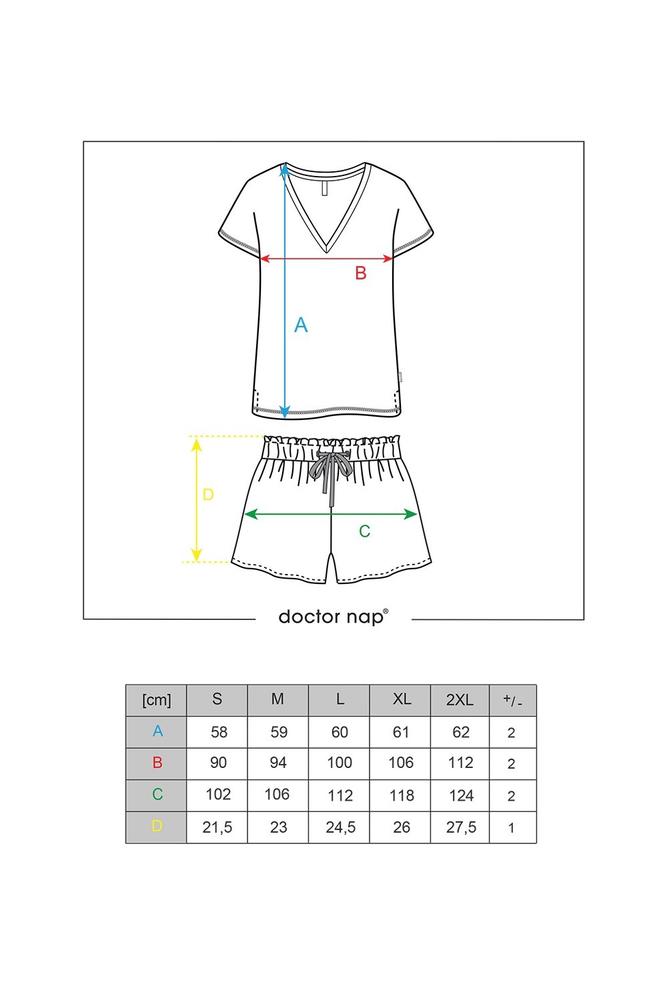 DOCTOR-NAP PIŻAMA DAMSKA PM.5306 KR