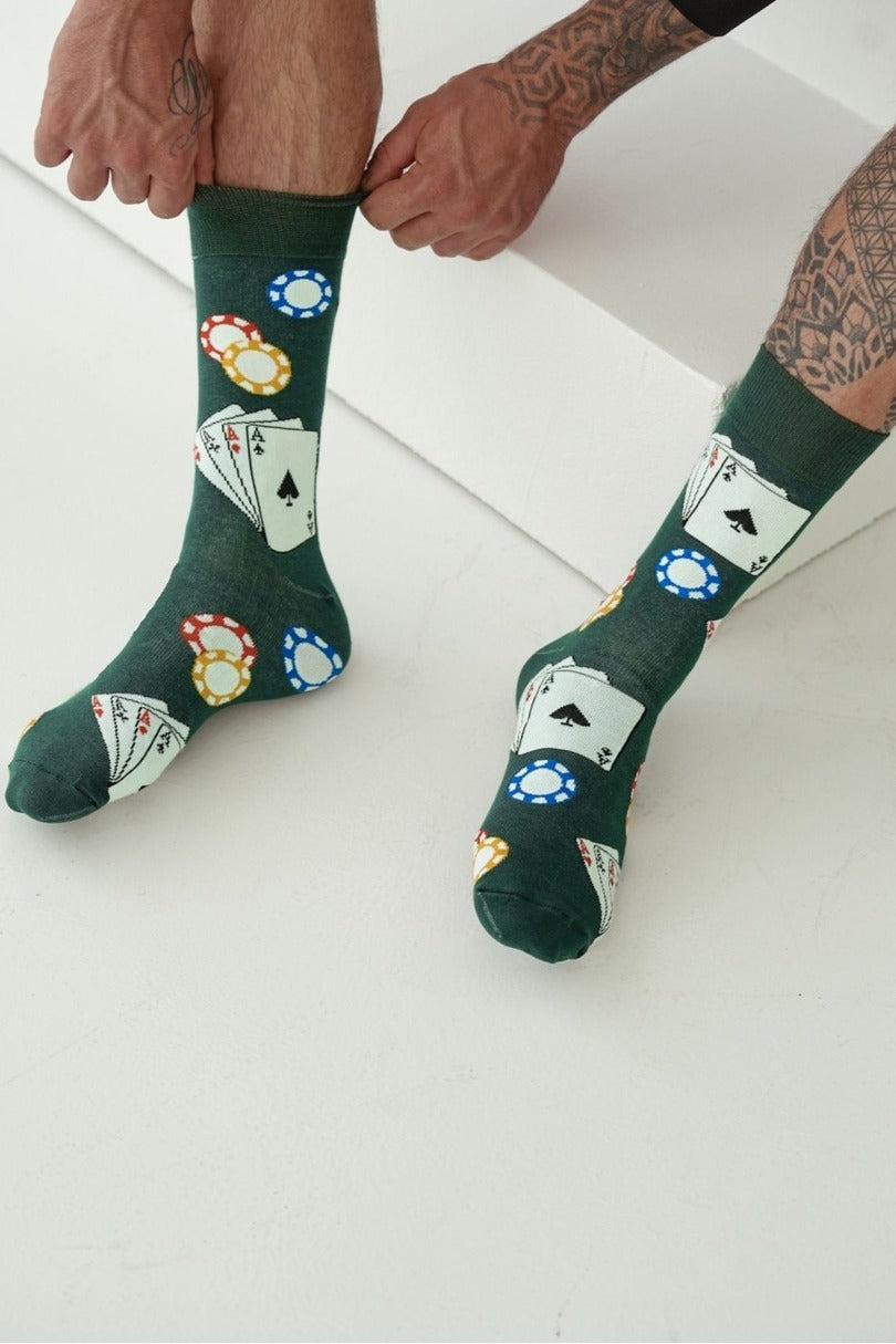 SKARPETKI MĘSKIE POKER 0125.097