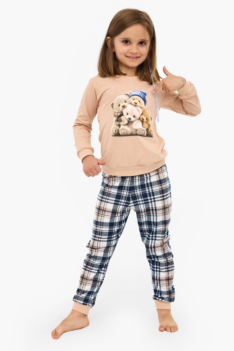 PIŻAMA GRIL KIDS DR 594/187 BEARS