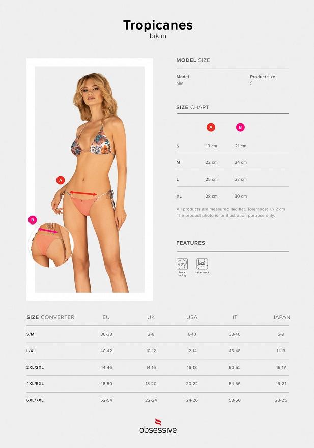 OBSESSIVE STRÓJ KĄPIELOWY TROPICANES