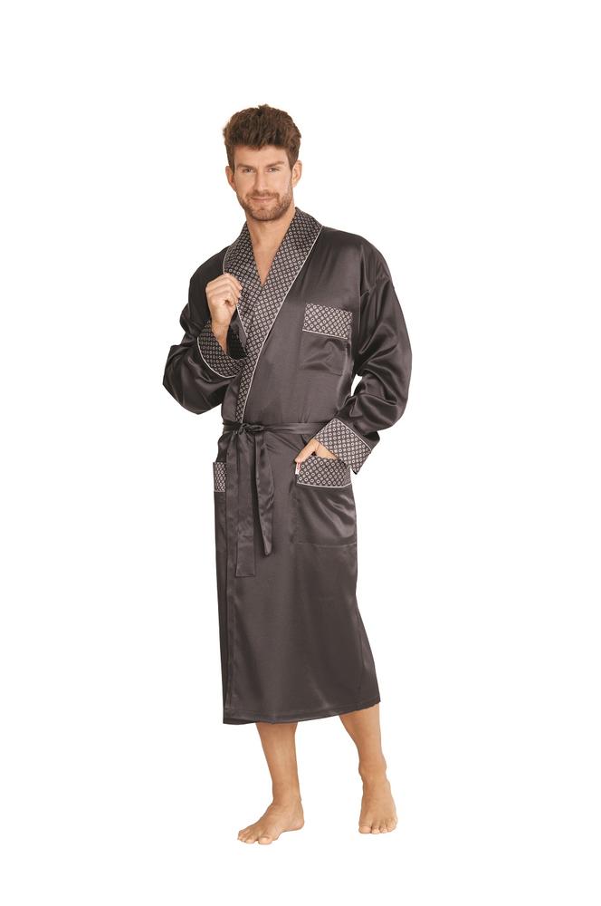 DE LAFENSE SZLAFROK MĘSKI SATYNA 940