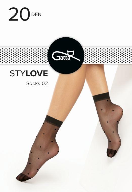 GATTA STYLOVE - SKARPETKI WZORZYSTE 000.59V