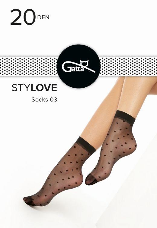 GATTA STYLOVE - SKARPETKI WZORZYSTE 000.59V
