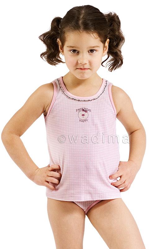 WADIMA 40221 PODKOSZULEK DZIEWCZĘCY SZEROKIE RAMIĄCZKO