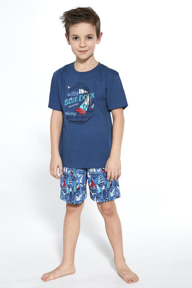 CORNETTE PIŻAMA KRÓTKI RĘKAW 790/96 BLUE DOCK