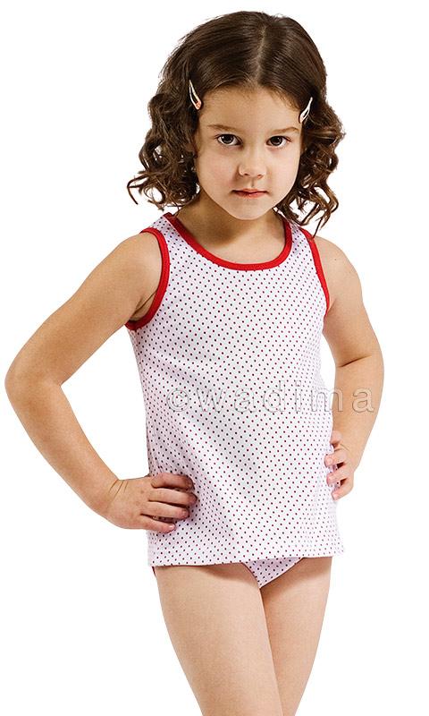 WADIMA 40220 PODKOSZULEK DZIEWCZĘCY SZEROKIE RAMIĄCZKO