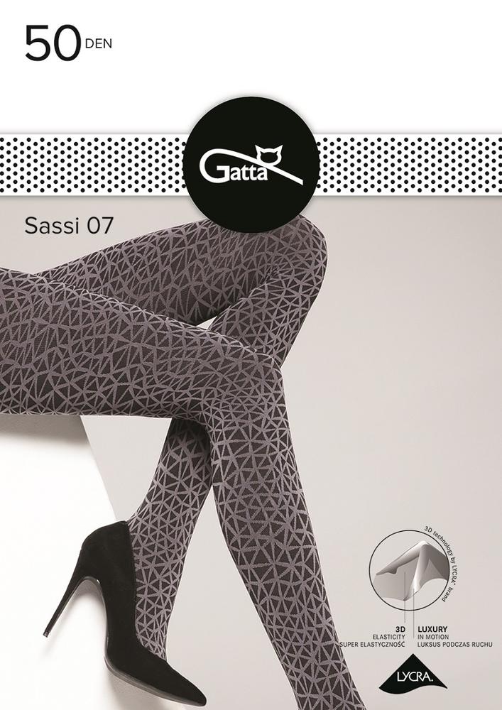 GATTA SASSI - RAJSTOPY DAMSKIE WZORZYSTE 40 DEN 000.197 - AW2021