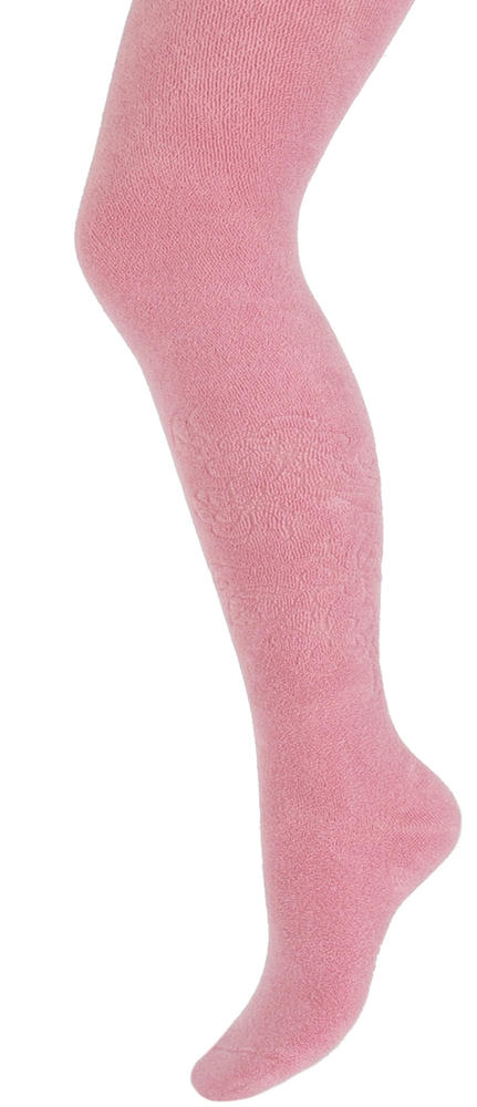 WOLA TEENS - RAJSTOPY BAWEŁNIANE Z FROTTE ZEWNĘTRZNĄ 6-11 LAT DZIEWCZĘCE