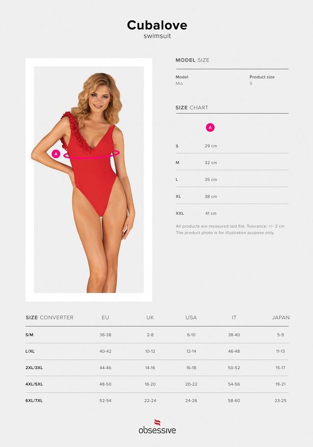 OBSESSIVE KOSTIUM KĄPIELOWY CUBALOVE JEDNOCZĘŚCIOWY