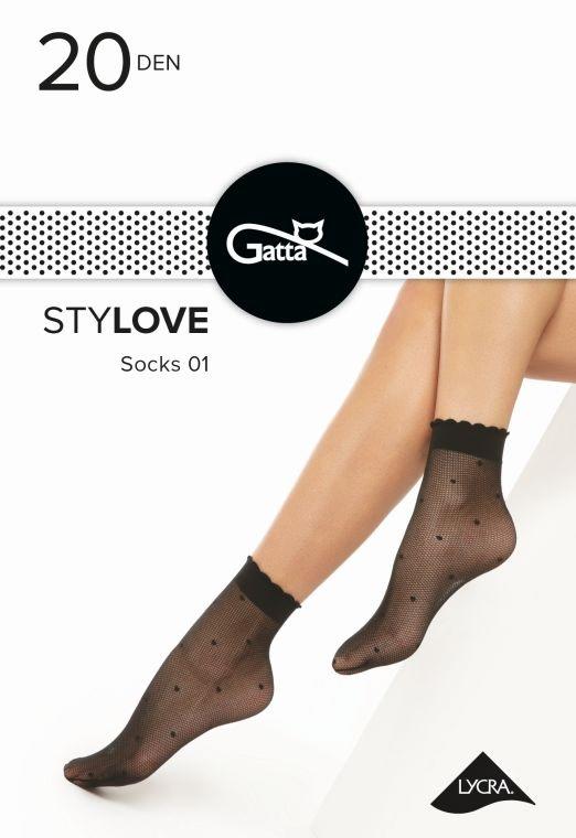 GATTA STYLOVE - SKARPETKI WZORZYSTE 000.59V