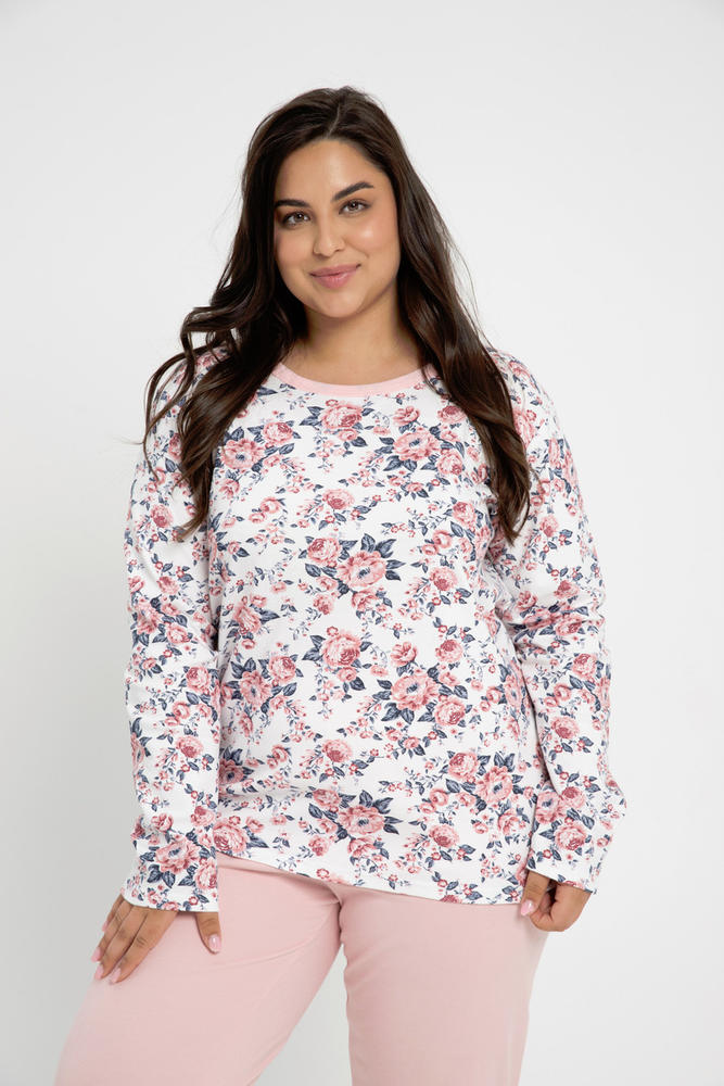TARO 3021 PIŻAMA DAMSKA GARDENIA (INTERLOCK) 2XL-3XL AW23/24
