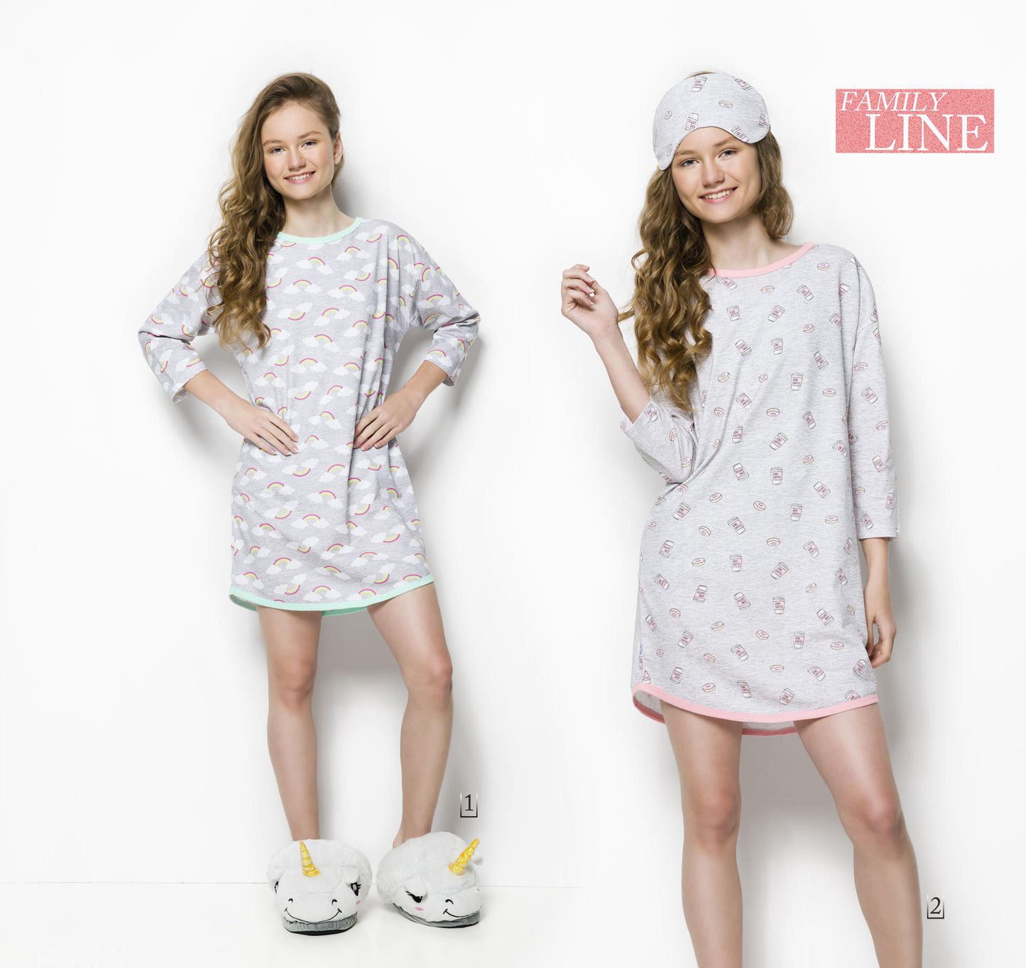 TARO 2249 KOSZULA DZIEWCZĘCA MOLLY DŁUGA 146-158 - AW2018/19