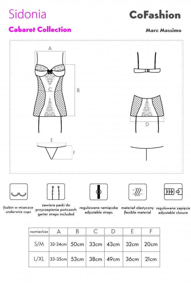 COFASHION KOMPLET SIDONIA CF 90453 CABARET COLLECTION