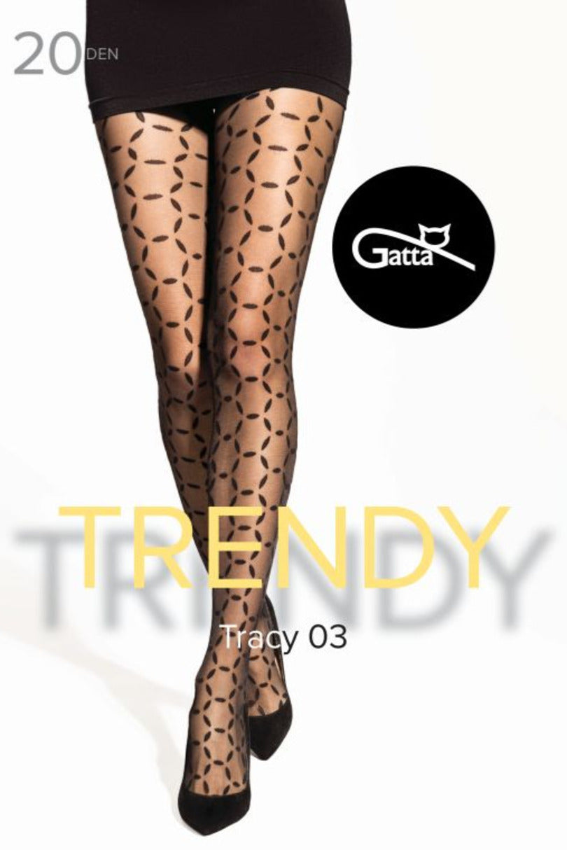TRACY - RAJSTOPY WZORZYSTE 20 DEN 000.05Z S/S 2026
