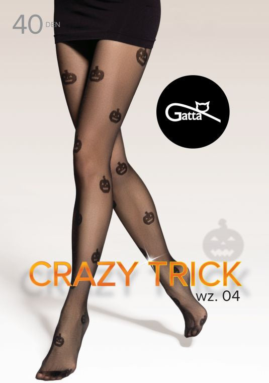 CRAZY TRICK 01, 02, 03, 04 - RAJSTOPY WZORZYSTE 40/50 DEN - 000.66Y