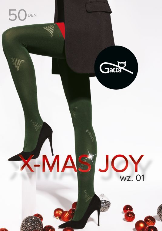 X-MAS JOY - RAJSTOPY WZORZYSTE 50 DE - 000.71Y