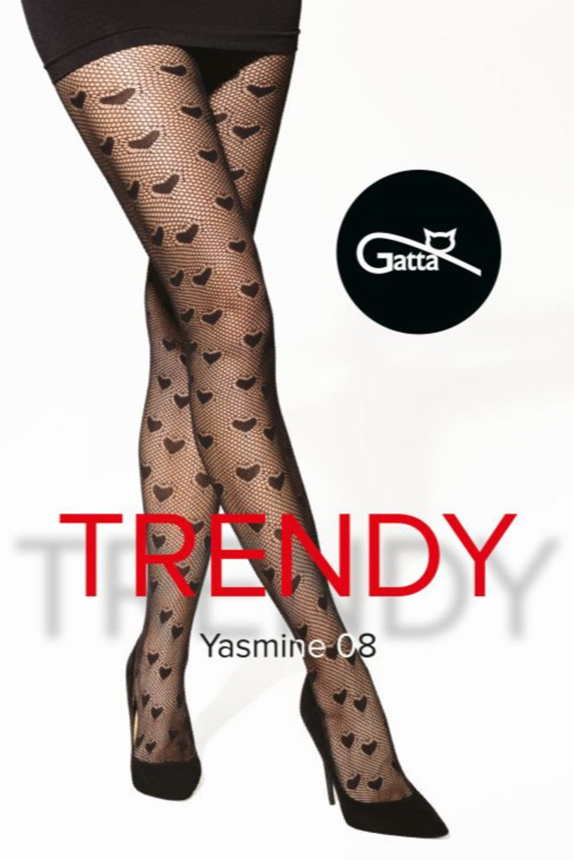 YASMINE - RAJSTOPY DAMSKIE FISHNET 000.797