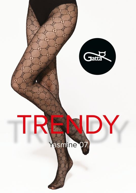 YASMINE - RAJSTOPY DAMSKIE FISHNET 000.797