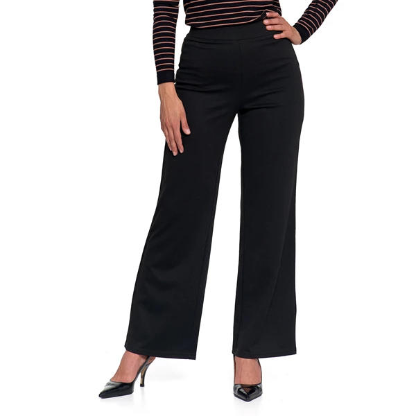 MORAJ SPODNIE DAMSKIE KLASYCZNE Z WYSOKIM STANEM I PROSTĄ NOGAWKĄ OSD2900-007