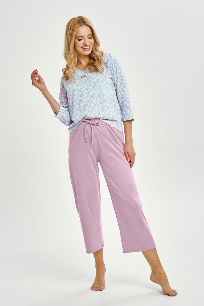 TARO 3448 PIŻAMA DAMSKA DŁUGA DEBORA M-XL KOLEKCJA AW25/26
