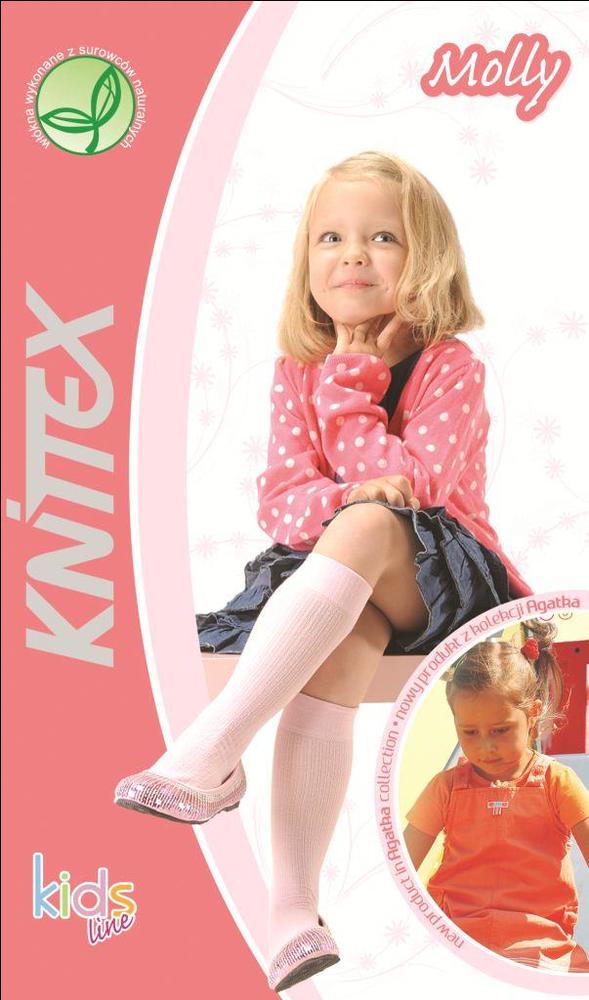 KNITTEX DR0003 - PODKOLANÓWKI DZIECIĘCE WZORZYSTE MOLLY, 100 DEN