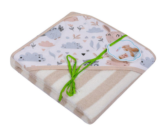 DUETBABY OKRYCIE KĄPIELOWE WZÓR PASY FROTA 320