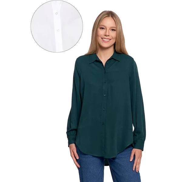 MORAJ KOSZULA DAMSKA OVERSIZE Z WYDŁUŻONYM TYŁEM OKD3500-001