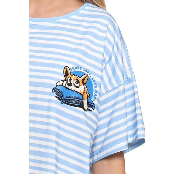 MORAJ KOSZULA NOCNA DAMSKA Z KRÓTKI RĘKAW PDK3500-010 AW25/26