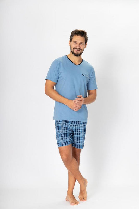 M-MAX PIŻAMA MĘSKA LEON 710 - KOLEKCJA HOTBERG 2023