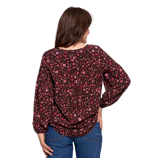 MORAJ KOSZULA DAMSKA Z BUFIASTYMI RĘKAWAMI OKD3300-004