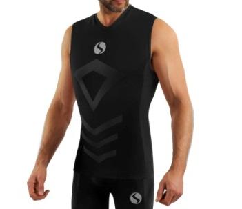 SESTO-SENSO MENS TANK TOP CL 38 - KOSZULKA TERMOAKTYWNA SZEROKIE RAMIĄCZKO