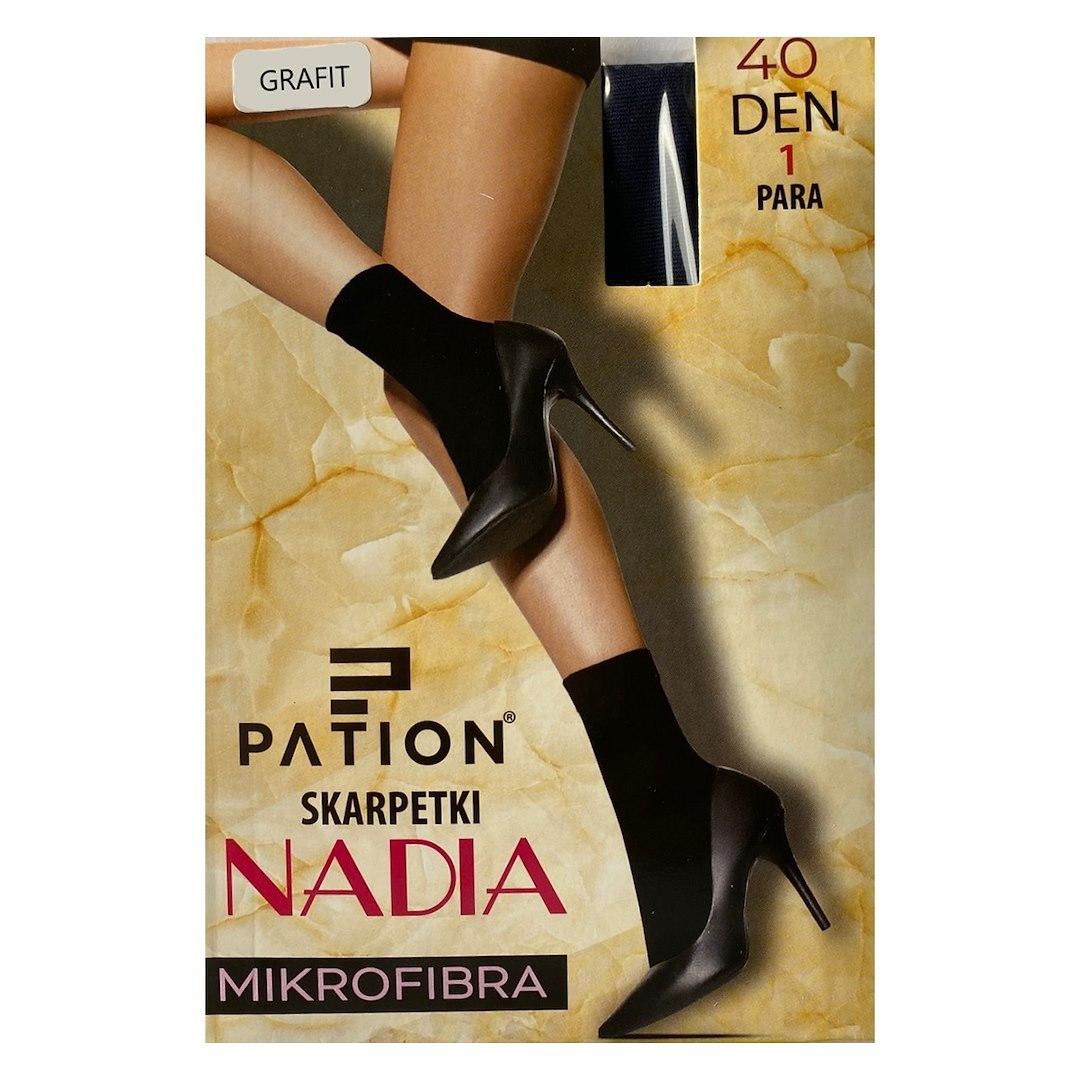 RAJ-POL SKARPETKI PATION MIKROFIBRA 40 DEN GRAFIT 742356