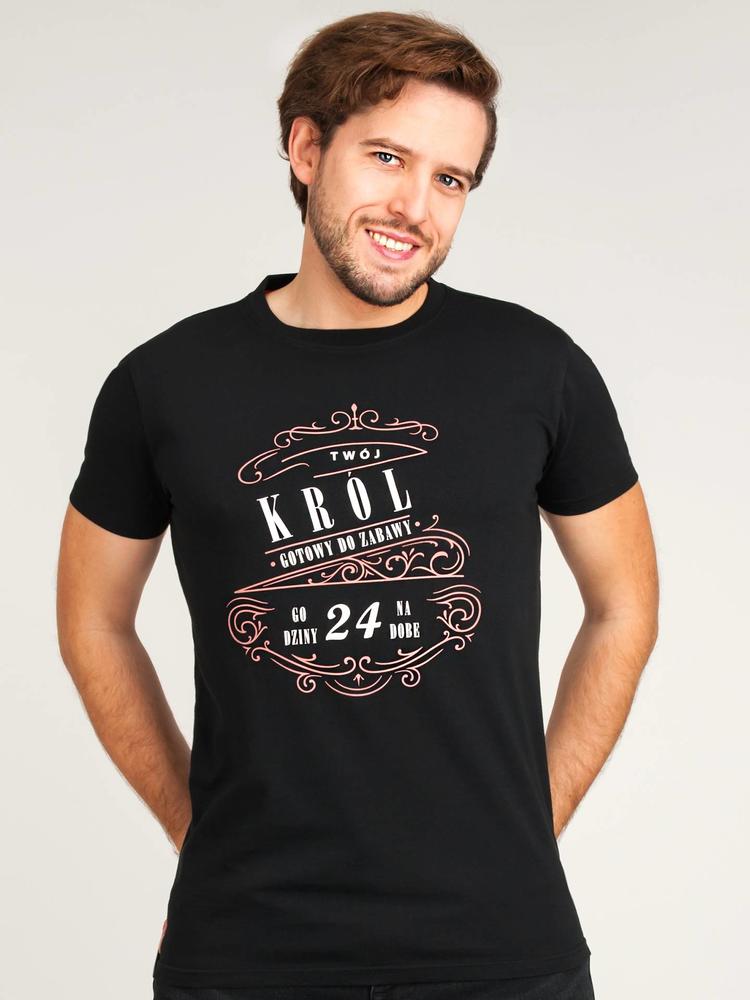 YO PKK-0114F KOSZULKA MĘSKA T-SHIRT NAPIS V3 - WL 2022