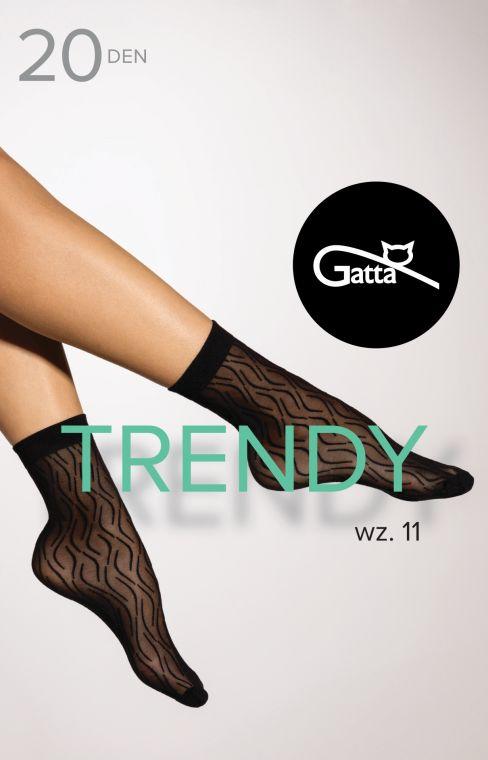 GATTA TRENDYLINE SOCKS - SKARPETKI DAMSKIE WZORZYSTE 000.96T - TRENDY 2024