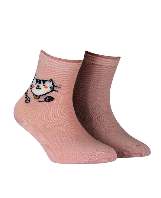 WOLA SKARPETKI PERFECT WOMAN WZORZYSTE BAWEŁNIANE - W84.01P - SS2023
