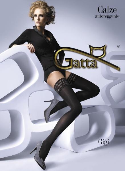 GATTA GIGI - POŃCZOCHY Z KORONKĄ, GŁADKIE 60 DEN