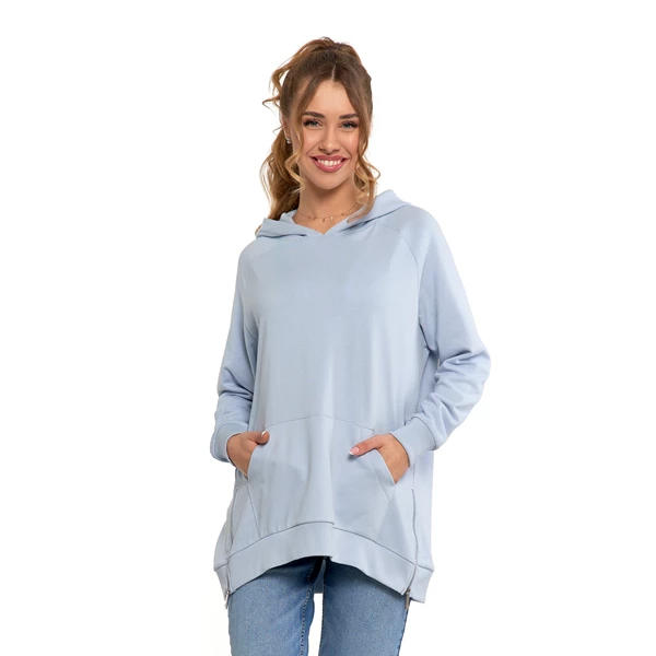 MORAJ BLUZA DAMSKA DRESOWA OVERSIZE Z KAPTUREM OBD4900-001