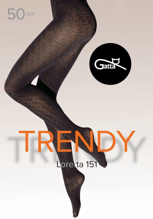 GATTA LORETTA 150, 151, 152, 153, 154 - RAJSTOPY DAMSKIE WZORZYSTE 50 DEN - 000.861 - TRENDY 24/25