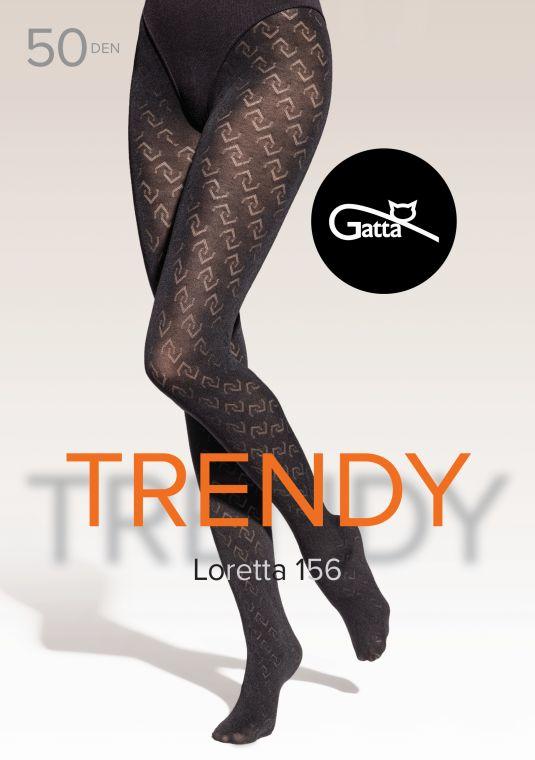 GATTA LORETTA 155, 156, 157, 158, 159 - RAJSTOPY DAMSKIE WZORZYSTE 50 DEN - 000.861 - TRENDY AW25/26