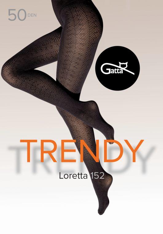 GATTA LORETTA 150, 151, 152, 153, 154 - RAJSTOPY DAMSKIE WZORZYSTE 50 DEN - 000.861 - TRENDY 24/25