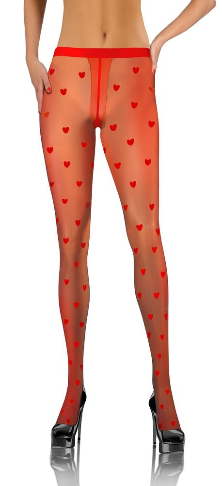 SESTO-SENSO RAJSTOPY W SERDUSZKA FASHION F01 20 DEN