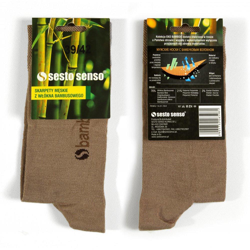 SESTO-SENSO SKARPETY MĘSKIE BAMBOO P864