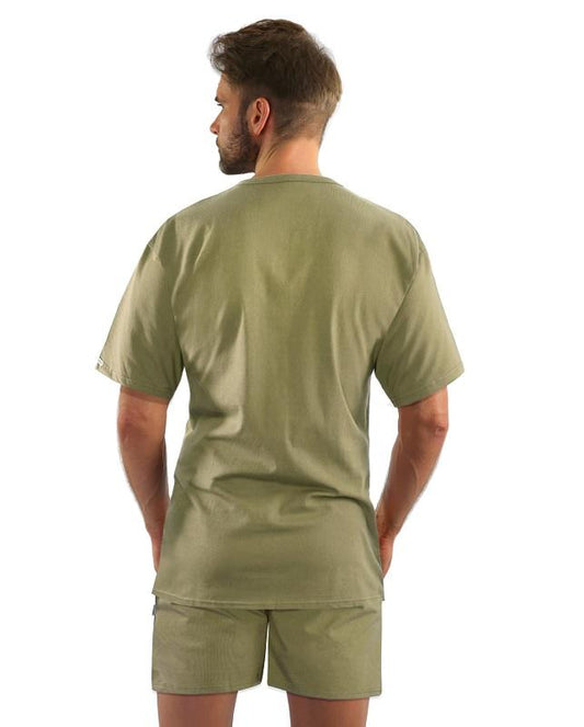 SESTO-SENSO PIŻAMA MĘSKA SHORT MILITARY 7538