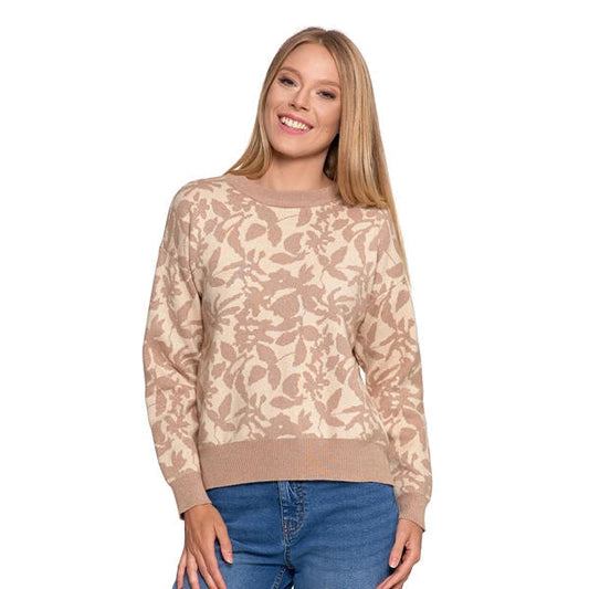 MORAJ SWETER DAMSKI DO BIODER Z DELIKATNYM POŁYSKIEM BDS4500-005